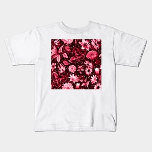 Viva Magenta Garden Kids T-Shirt